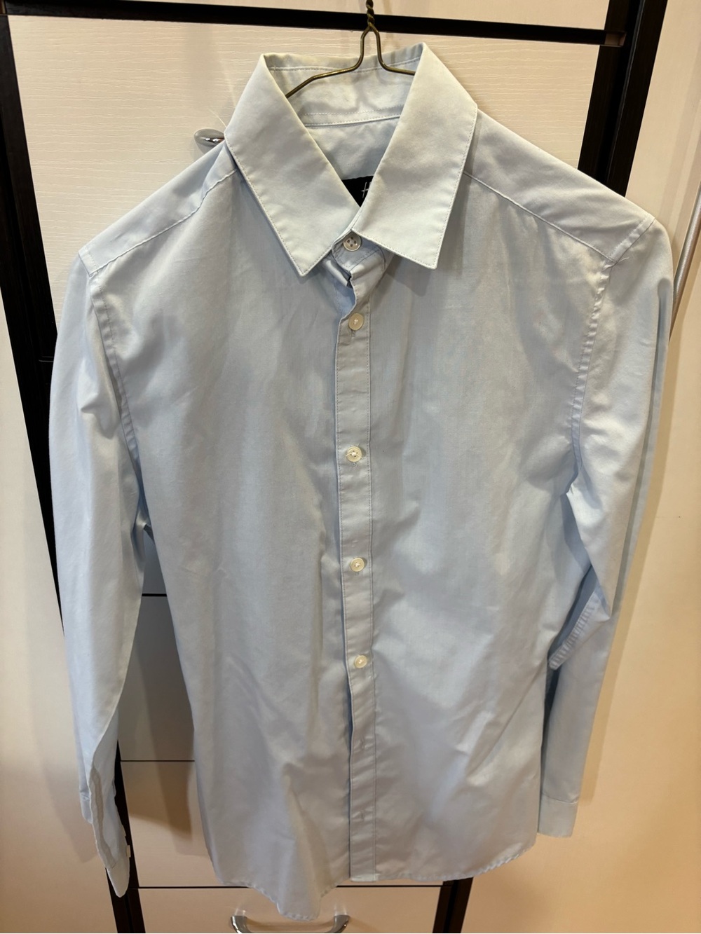 H&M Light Blue Men's Dress Shirt - Classic Collar